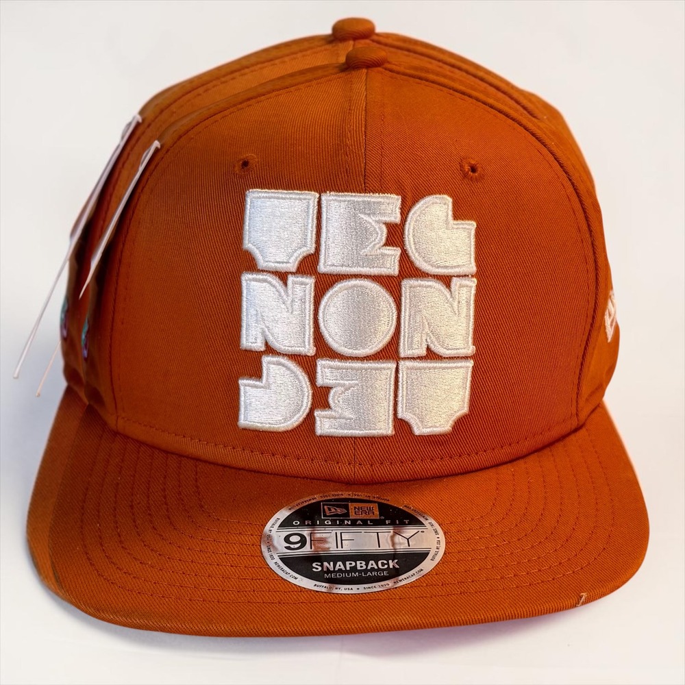 Veg Non Veg New Era 9FIFTY Snapback Hat Mens Fight Orange M/L Cap